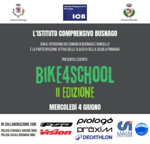 Torna a Busnago “Bike4School”
