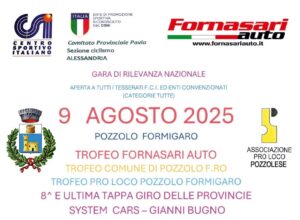 Si è chiuso a Pozzolo Formigaro in Provincia di Alessandria il “Giro delle Provincie-System Cars-Gianni Bugno”