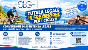 AmatoriLombardia, nuova convenzione con lo Studio Legale Gallera: tutela legale e assistenza per i ciclisti